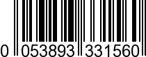 EAN-13: 005389333156 / 0 005389 333156