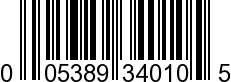 UPC-A <b>005389340102 / 0 05389 34010 2