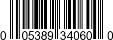 UPC-A <b>005389340605 / 0 05389 34060 5