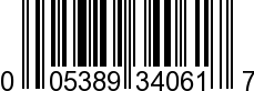 UPC-A <b>005389340610 / 0 05389 34061 0