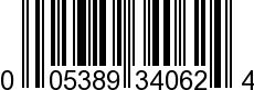 UPC-A <b>005389340624 / 0 05389 34062 4