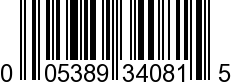 UPC-A <b>005389340812 / 0 05389 34081 2