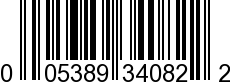 UPC-A <b>005389340825 / 0 05389 34082 5