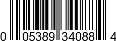 UPC-A <b>005389340880 / 0 05389 34088 0