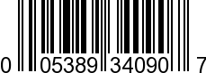 UPC-A <b>005389340902 / 0 05389 34090 2