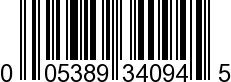 UPC-A <b>005389340949 / 0 05389 34094 9