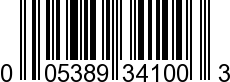 UPC-A <b>005389341007 / 0 05389 34100 7