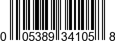 UPC-A <b>005389341059 / 0 05389 34105 9