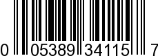 UPC-A <b>005389341150 / 0 05389 34115 0