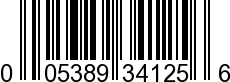 UPC-A <b>005389341250 / 0 05389 34125 0