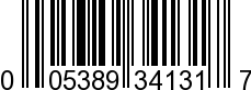 UPC-A <b>005389341311 / 0 05389 34131 1