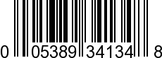 UPC-A <b>005389341349 / 0 05389 34134 9