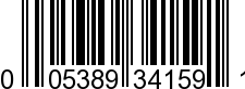 UPC-A <b>005389341597 / 0 05389 34159 7