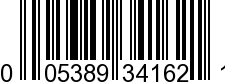 UPC-A <b>005389341624 / 0 05389 34162 4