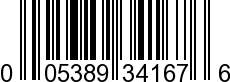 UPC-A <b>005389341671 / 0 05389 34167 1