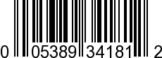 UPC-A <b>005389341813 / 0 05389 34181 3