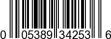 UPC-A <b>005389342539 / 0 05389 34253 9