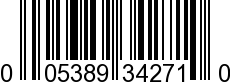 UPC-A <b>005389342712 / 0 05389 34271 2