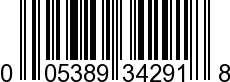 UPC-A <b>005389342910 / 0 05389 34291 0