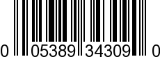 UPC-A <b>005389343094 / 0 05389 34309 4