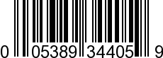 UPC-A <b>005389344054 / 0 05389 34405 4