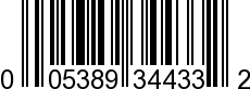 UPC-A <b>005389344339 / 0 05389 34433 9