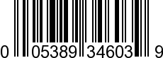 UPC-A <b>005389346032 / 0 05389 34603 2