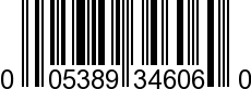 UPC-A <b>005389346062 / 0 05389 34606 2