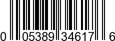 UPC-A <b>005389346175 / 0 05389 34617 5