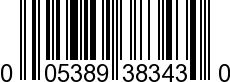 UPC-A <b>005389383430 / 0 05389 38343 0