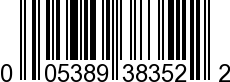 UPC-A <b>005389383529 / 0 05389 38352 9