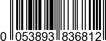 EAN-13: 005389383681 / 0 005389 383681