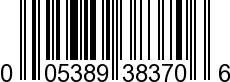 UPC-A <b>005389383700 / 0 05389 38370 0