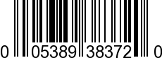 UPC-A <b>005389383725 / 0 05389 38372 5