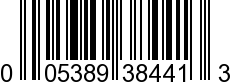 UPC-A <b>005389384416 / 0 05389 38441 6