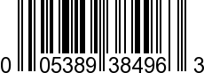 UPC-A <b>005389384965 / 0 05389 38496 5