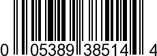 UPC-A <b>005389385143 / 0 05389 38514 3