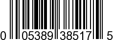 UPC-A <b>005389385178 / 0 05389 38517 8