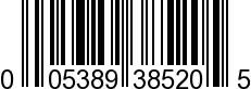 UPC-A <b>005389385206 / 0 05389 38520 6