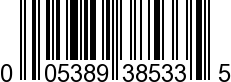 UPC-A <b>005389385337 / 0 05389 38533 7