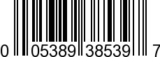 UPC-A <b>005389385395 / 0 05389 38539 5