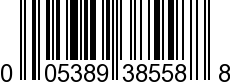 UPC-A <b>005389385582 / 0 05389 38558 2