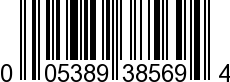 UPC-A <b>005389385692 / 0 05389 38569 2