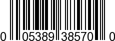 UPC-A <b>005389385700 / 0 05389 38570 0