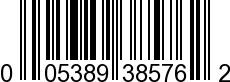 UPC-A <b>005389385769 / 0 05389 38576 9