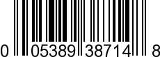 UPC-A <b>005389387144 / 0 05389 38714 4