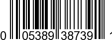 UPC-A <b>005389387396 / 0 05389 38739 6