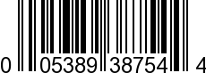 UPC-A <b>005389387546 / 0 05389 38754 6