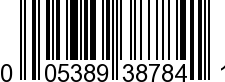 UPC-A <b>005389387847 / 0 05389 38784 7