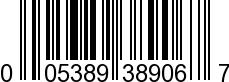 UPC-A <b>005389389060 / 0 05389 38906 0